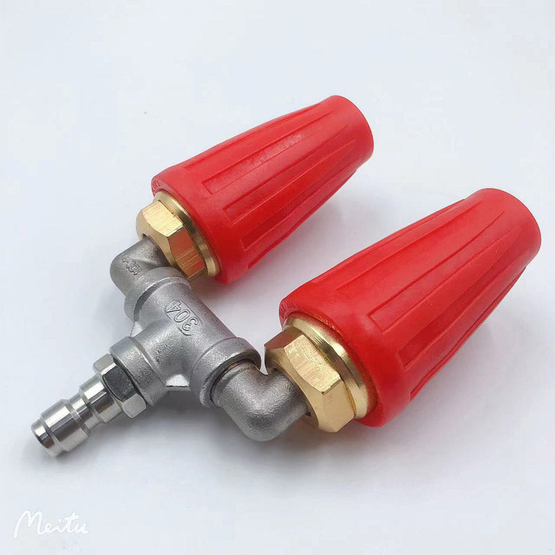 🎯🔥 Offre spéciale : -60 % ! 🚿 Buse Turbo Acier Inox 🌟 – Parfaite pour terrasse, voiture et façade 🏡🚗