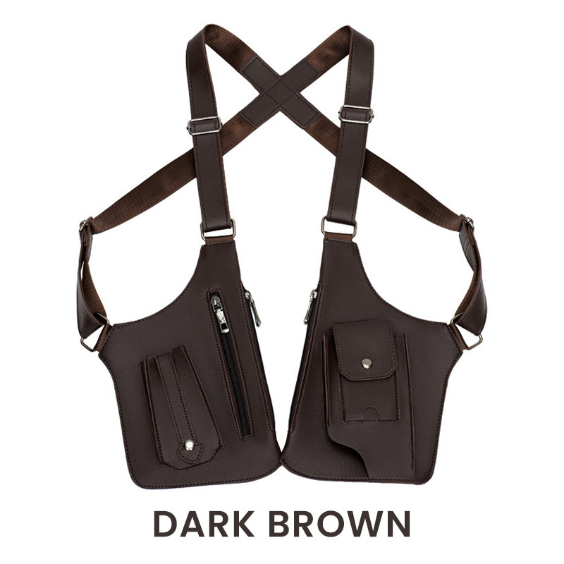 đ„2026 NEW HOT SALE đ„Sac tactique antivol Ă double bandouliĂšre et Ă poches multiples pour homme