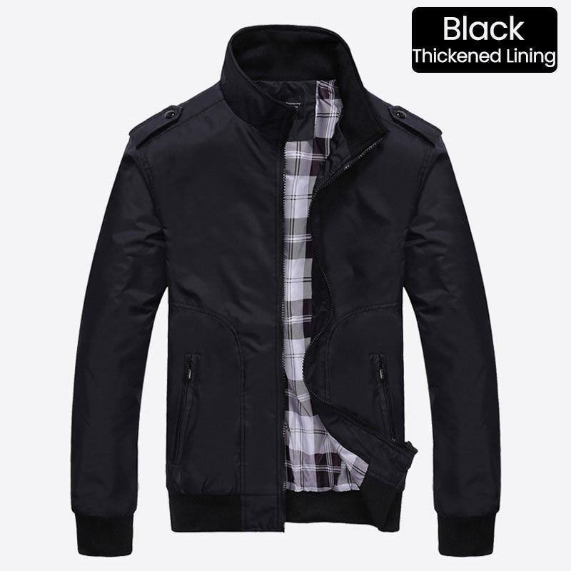 👔✨ PROMO -60% ! Veste Homme Col Montant – Style Business, Respirante & Anti-Vent (M-4XL)