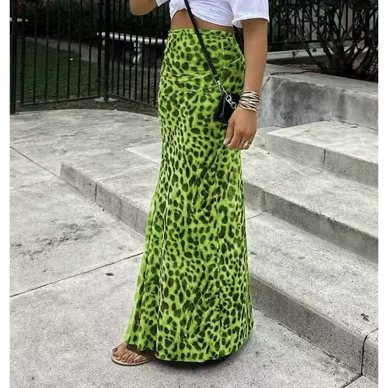 đJupe longue dĂ©contractĂ©e et chic Ă imprimĂ© lĂ©opardâšTaille Haute | Chic & Fluide đ -53% đ„