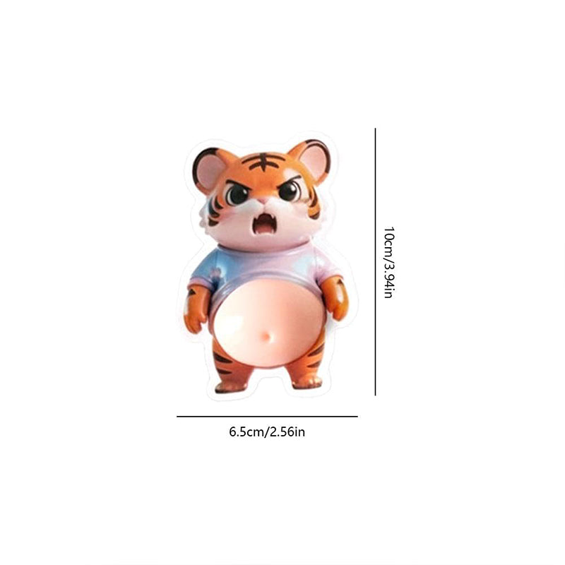 🌈🎨50 % de réduction 🔥Autocollant 3D en forme d'animal pour le ventre🛡️