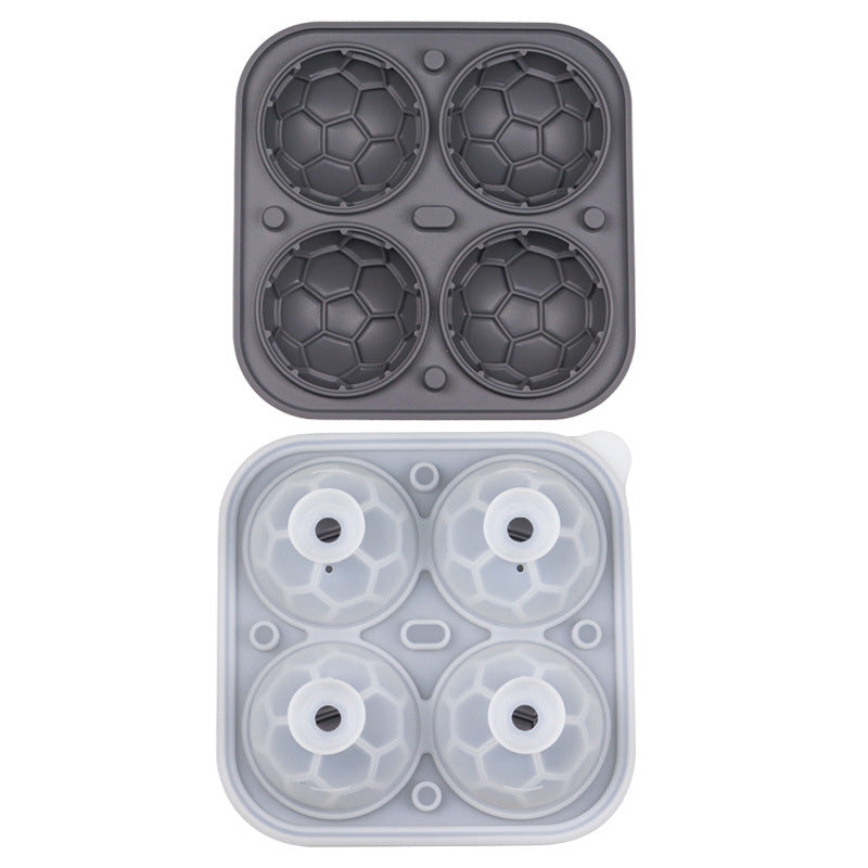 Moule à Glaçons Football ✅ Silicone Souple & Sans BPA | Idéal Soirées Match ⚽ -50% AUJOURD’HUI 🔥
