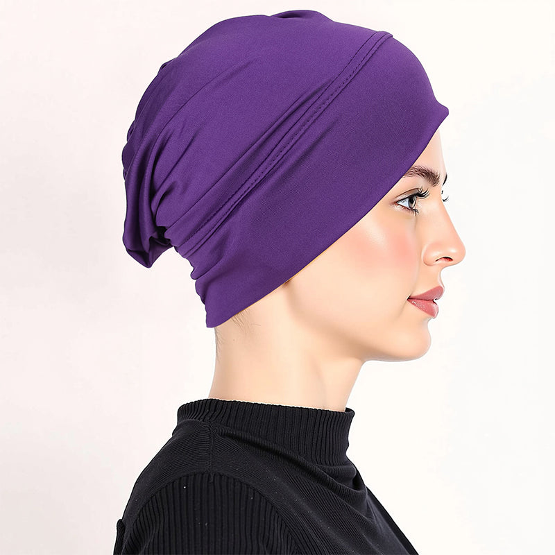 🧕 PROMO LIMITÉE 50% DE RÉDUCTION ! ✨ Bonnet Turban pour Femmes – Extensible, Doux, Anti-Dérapant ✨