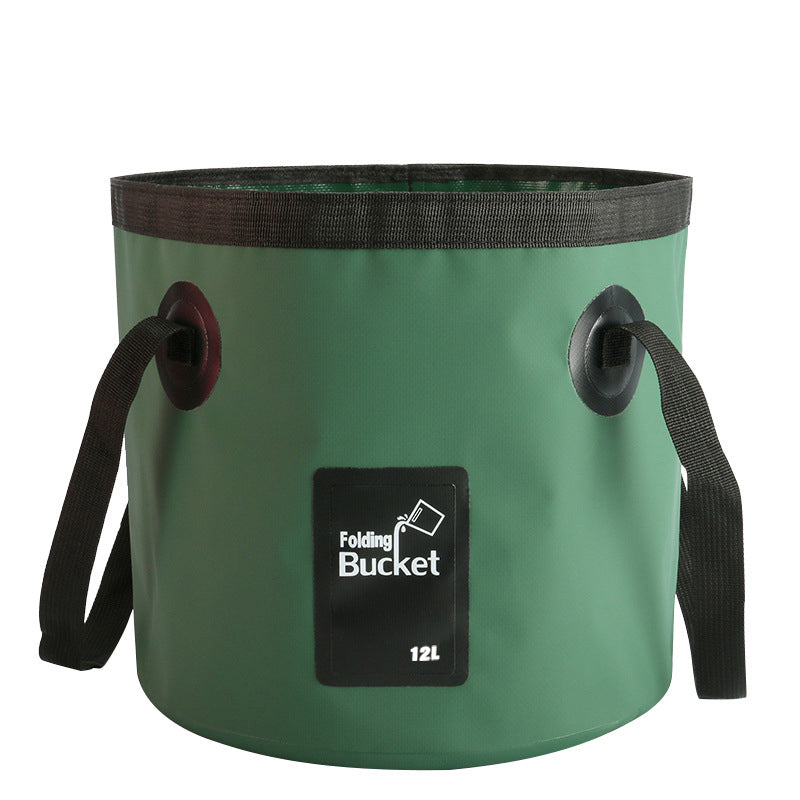 đ 50% DE RĂDUCTION ! đȘŁ Seau Pliant Portable Camping & PĂȘche â PVC 500D â 12 L / 20 L â ImpermĂ©able & LĂ©ger for Plein Air
