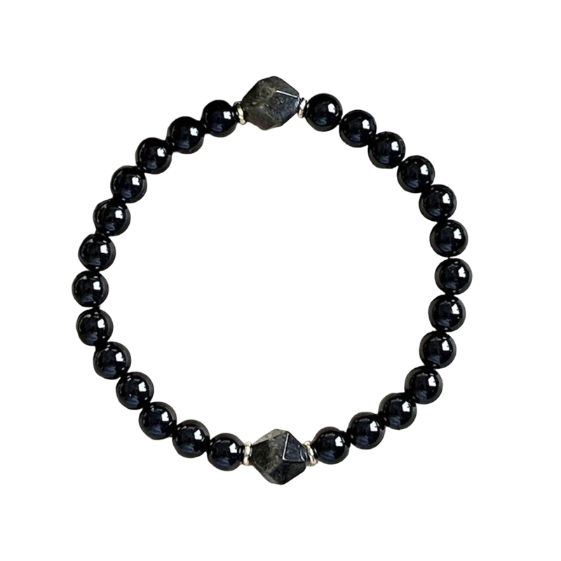 📿 50% DE RÉDUCTION! ⚫ Bracelet obsidienne – Naturel, élégant & protecteur ✨