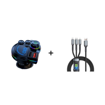 💐50% DE RÉDUCTION ! Transmetteur FM Bluetooth Double Port – Charge Rapide USB & QC3.0 ⚡🔊【Offre Limitée】
