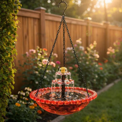 🐦💧 Offre spéciale du moment：57 % de réduction 🔥 Fontaine solaire de bain d’oiseaux suspendue