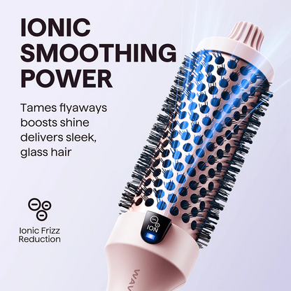💇‍♀️ 50% DE RÉDUCTION! ✨ Brosse à Cheveux 2-en-1 Volume & Lissage – Technologie Céramique-Tourmaline, 3 Températures & Style Parfait en 5 Min ⚡
