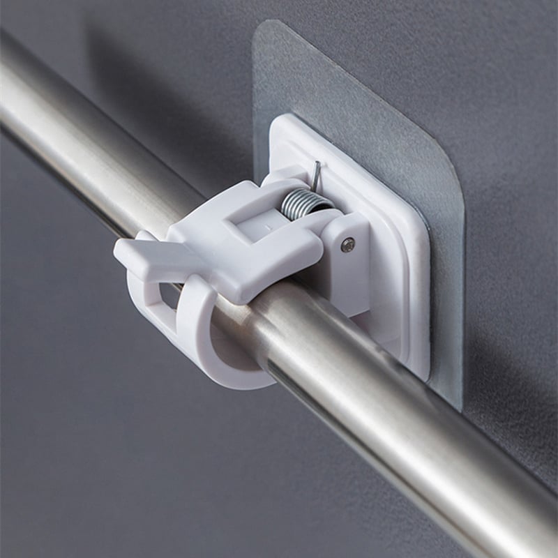 🎁 Promotion : 50 % de réduction + plus vous achetez, plus vous gagnez ✨ Supports de Tringle à Rideaux Réglables – Sans Perçage & Installation Facile (Lot de 2) 🏠