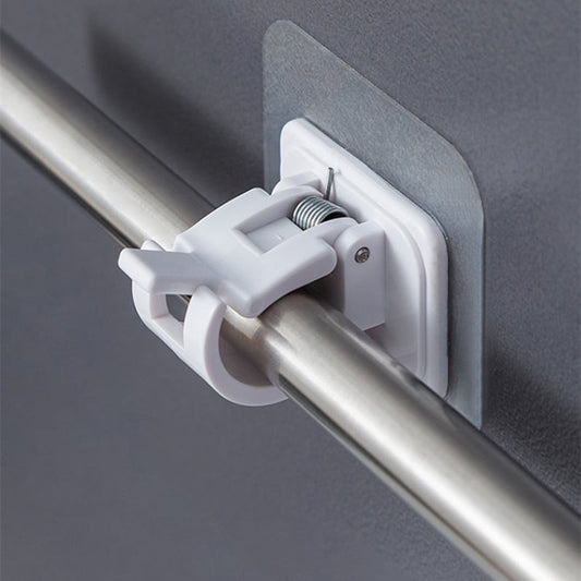🎁 Promotion : 50 % de réduction + plus vous achetez, plus vous gagnez ✨ Supports de Tringle à Rideaux Réglables – Sans Perçage & Installation Facile (Lot de 2) 🏠