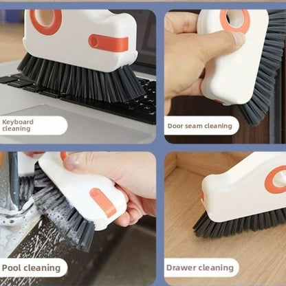🚪 50% DE RÉDUCTION! 🧹 Brosse nettoyante détachable pour rainures – Plastique durable, tête lavable & compacte – Idéale pour fenêtres, portes et recoins inaccessibles ✨