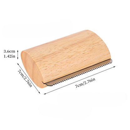 🌲Brosse en bois pour animaux de compagnie – Élimine le sous-poil et les squames. Idéale pour les animaux anxieux ou sensibles. Une séance de toilettage en toute sérénité. 🌿💚