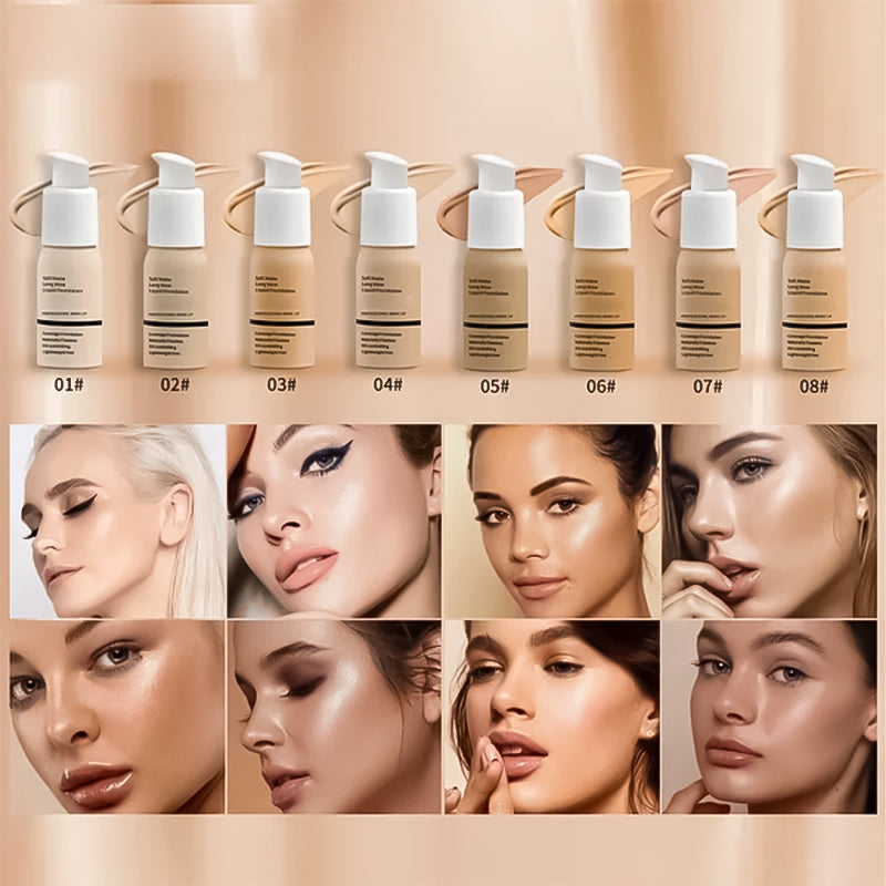 🌹Style de vente chaude🔥Maquillage longue durée, fond de teint liquide [contrôle de l'huile]