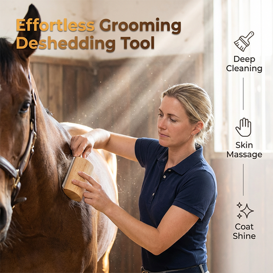 🌲Brosse en bois pour animaux de compagnie – Élimine le sous-poil et les squames. Idéale pour les animaux anxieux ou sensibles. Une séance de toilettage en toute sérénité. 🌿💚