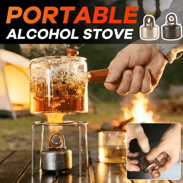 🔥 Promotion — Plus vous en achetez, moins vous payez 🔥 Réchaud à alcool : le compagnon ultra‑léger du campeur Portable, fiable et prêt à cuisiner où que vous soyez ⛺