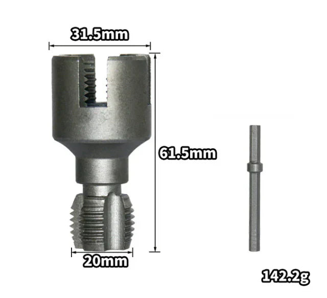 💎 Achetez 1, obtenez 1 GRATUIT ! 💎 Outil de Filetage Double pour Tuyaux PVC – Intérieur & Extérieur, Compatible Perceuse, Précis & Robuste 🛠️💧