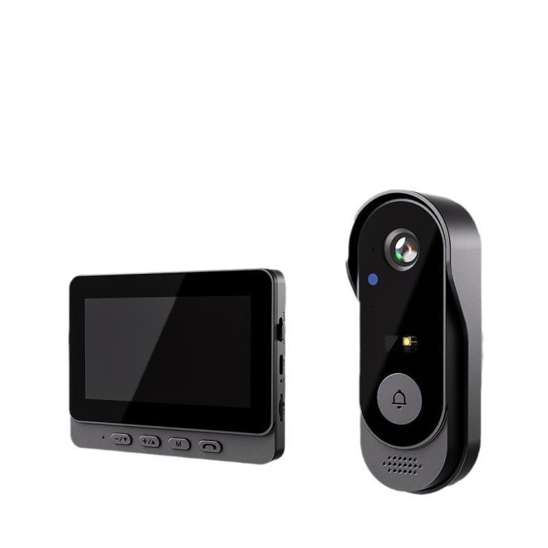 🔔 70 % de réduction + livraison gratuite 📹 Caméra de Sonnette Sans Fil 1080P – Champ de Vision 170°, Écran 4,3 Pouces & Vision Nocturne IPX65 🏡