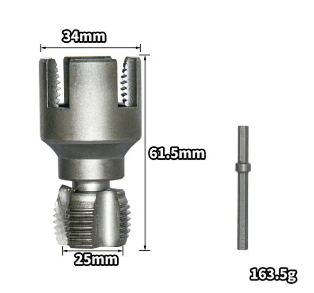 💎 Achetez 1, obtenez 1 GRATUIT ! 💎 Outil de Filetage Double pour Tuyaux PVC – Intérieur & Extérieur, Compatible Perceuse, Précis & Robuste 🛠️💧