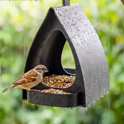 📢📢60 % DE RÉDUCTION !! ⏰Mangeoire suspendue pour oiseaux de jardin avec toit