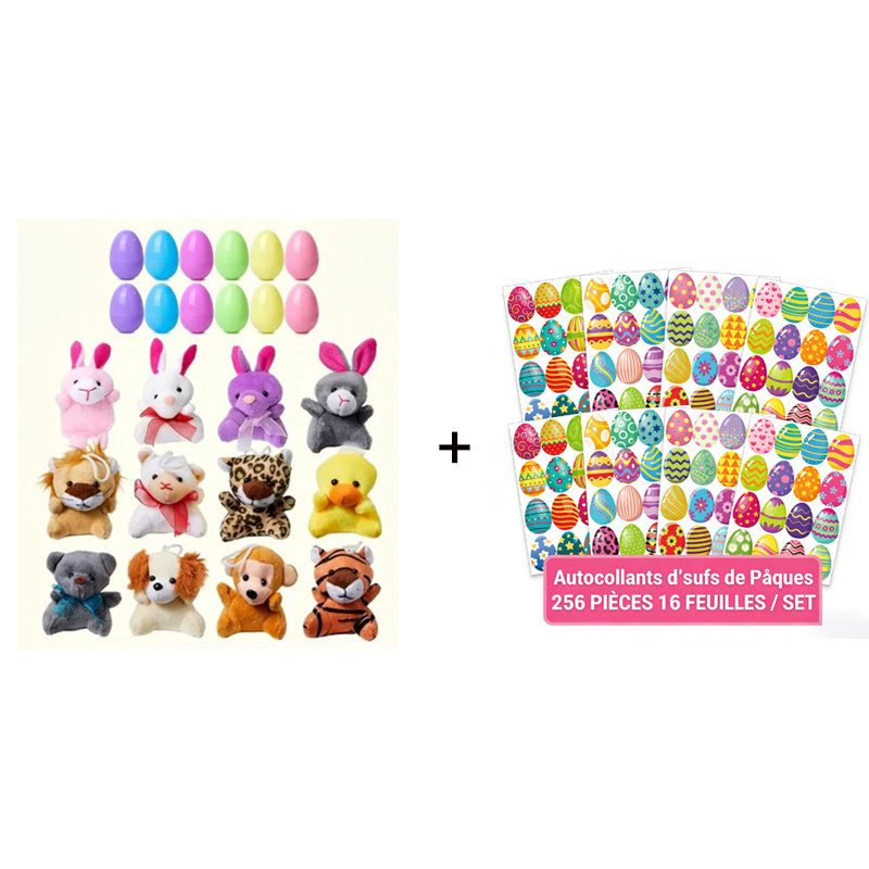 🎁 Soldes de Pâques 50 % de réduction 🎁 Œufs de Pâques préremplis avec des peluches
