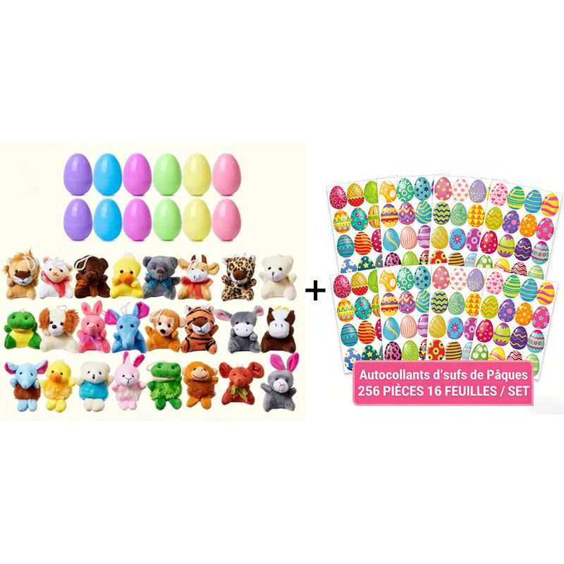 🎁 Soldes de Pâques 50 % de réduction 🎁 Œufs de Pâques préremplis avec des peluches