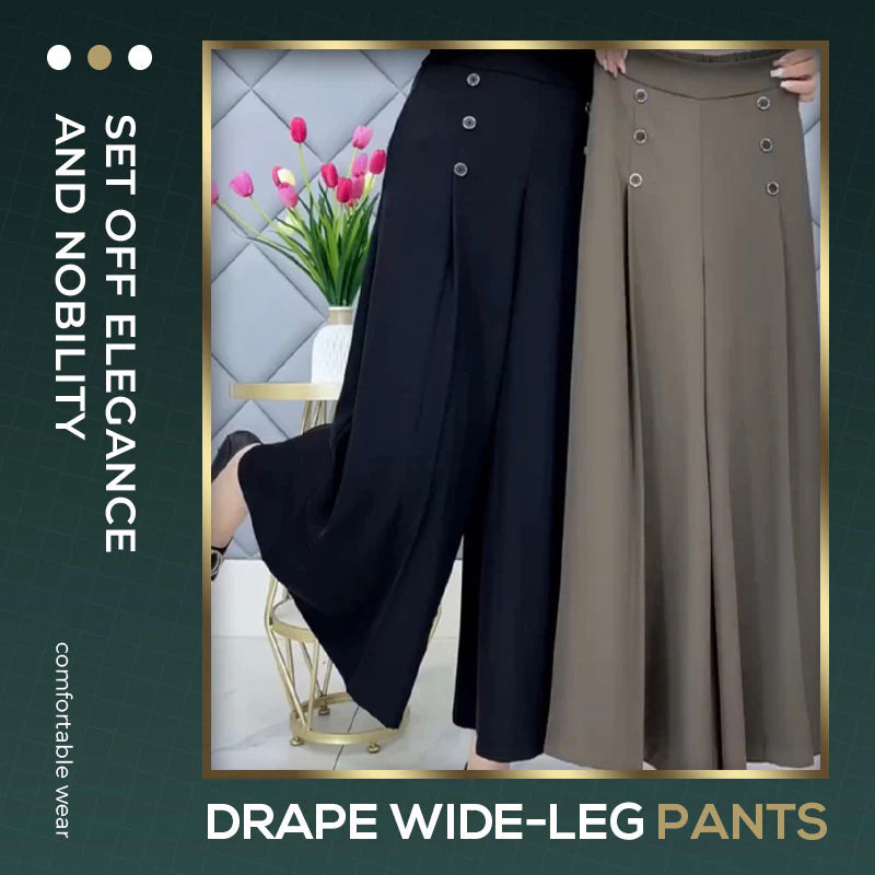 👗58% de réduction🌸🍂 Pantalon plissé à jambe large🍂