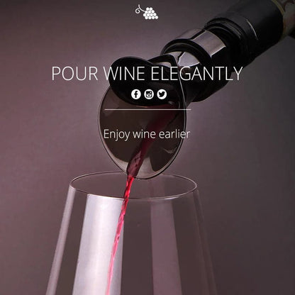 🍷 63% DE RÉDUCTION! ⏳ Bouchon de Vin Rouge 2 en 1 – Pompe à Vide & Bouchon Réutilisable pour Garder le Vin Frais 🍇
