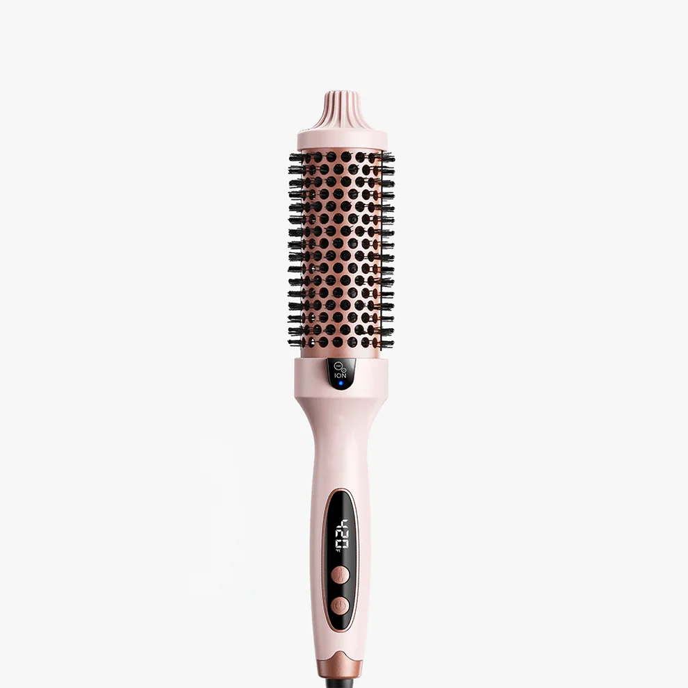 💇‍♀️ 50% DE RÉDUCTION! ✨ Brosse à Cheveux 2-en-1 Volume & Lissage – Technologie Céramique-Tourmaline, 3 Températures & Style Parfait en 5 Min ⚡