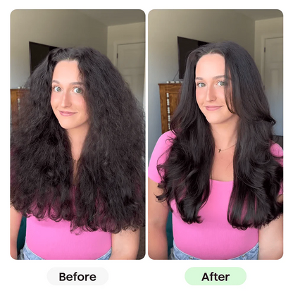 💇‍♀️ 50% DE RÉDUCTION! ✨ Brosse à Cheveux 2-en-1 Volume & Lissage – Technologie Céramique-Tourmaline, 3 Températures & Style Parfait en 5 Min ⚡