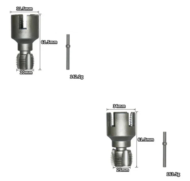 💎 Achetez 1, obtenez 1 GRATUIT ! 💎 Outil de Filetage Double pour Tuyaux PVC – Intérieur & Extérieur, Compatible Perceuse, Précis & Robuste 🛠️💧