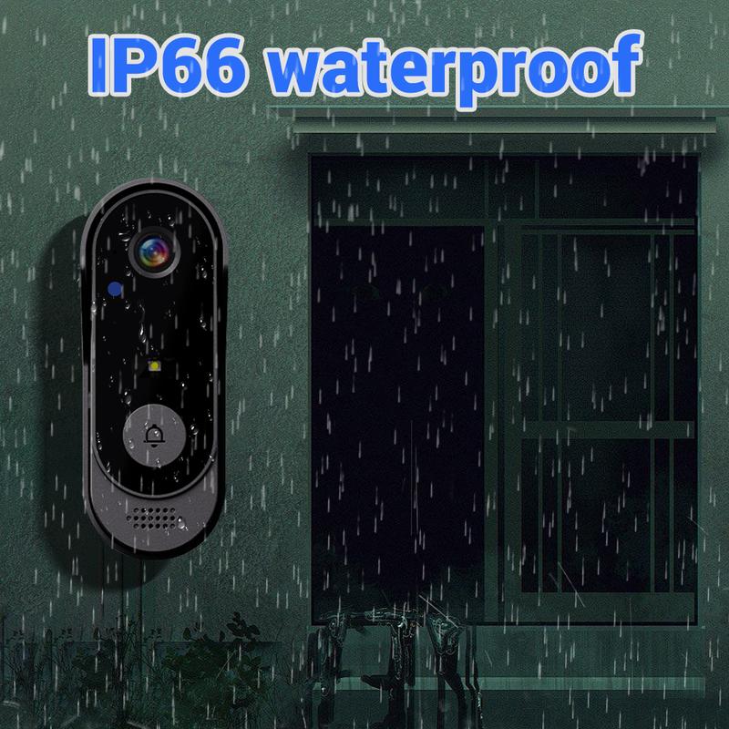 🔔 70 % de réduction + livraison gratuite 📹 Caméra de Sonnette Sans Fil 1080P – Champ de Vision 170°, Écran 4,3 Pouces & Vision Nocturne IPX65 🏡