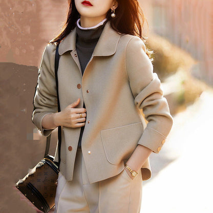 ✨🍂57% de réduction🔥Manteau réversible court d'automne pour femme