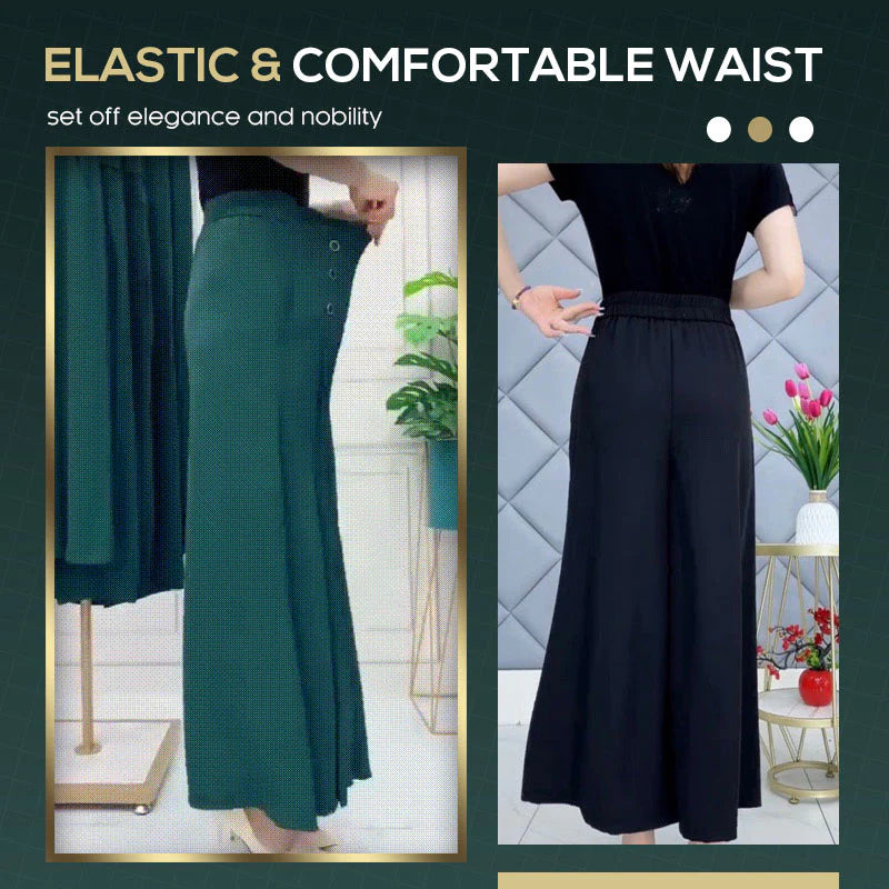 👗58% de réduction🌸🍂 Pantalon plissé à jambe large🍂