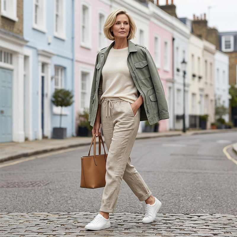💎 56% DE RÉDUCTION ! 💎 Pantalon Décontracté à Jambe Droite – Coton & Lin Respirant, Taille Élastiquée & 6 Couleurs Disponibles 🌿👖