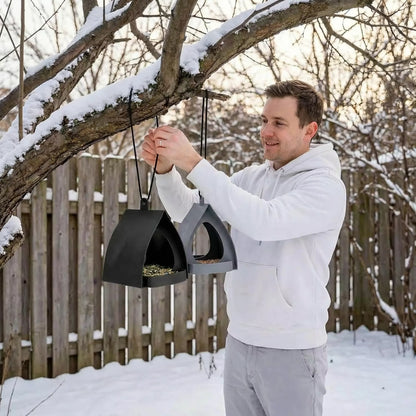 📢📢60 % DE RÉDUCTION !! ⏰Mangeoire suspendue pour oiseaux de jardin avec toit
