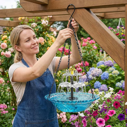 🐦💧 Offre spéciale du moment：57 % de réduction 🔥 Fontaine solaire de bain d’oiseaux suspendue