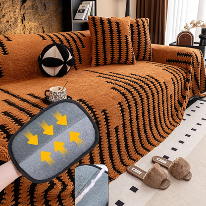 ✨Housse de canapé douce et antidérapante en peluche