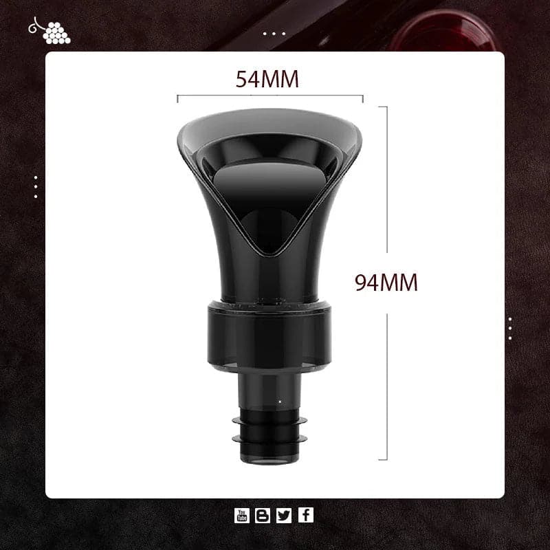 🍷 63% DE RÉDUCTION! ⏳ Bouchon de Vin Rouge 2 en 1 – Pompe à Vide & Bouchon Réutilisable pour Garder le Vin Frais 🍇