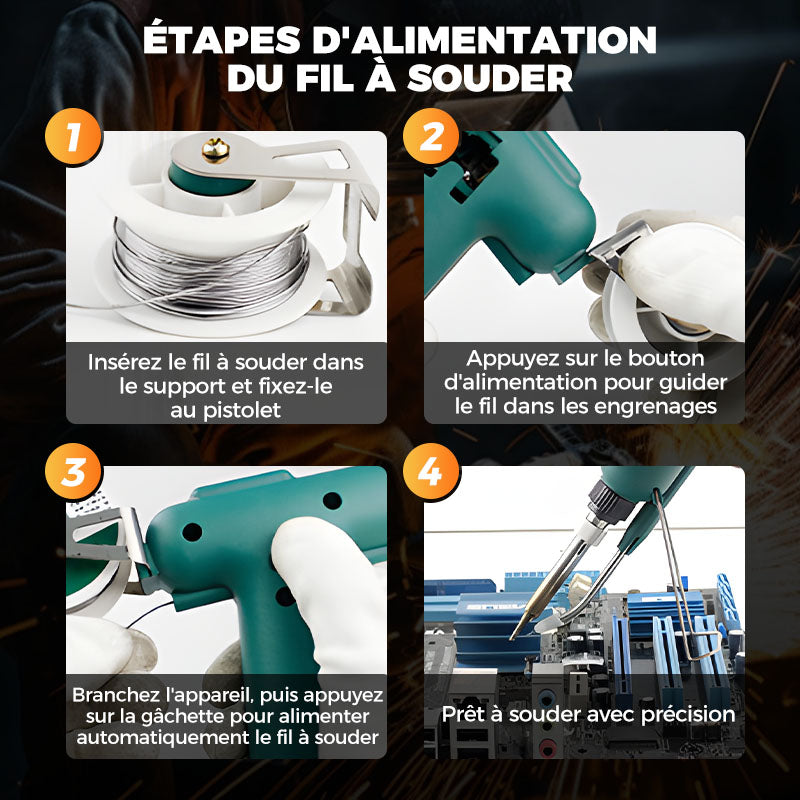 🔥2026 ventes chaudes🔥Offre à durée limitée 50% de réduction⚒️Fer à souder électrique 80 W à haut rendement