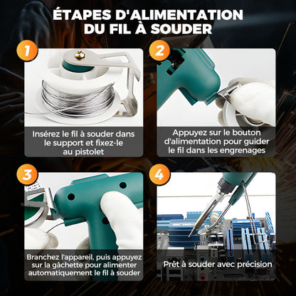 🔥2026 ventes chaudes🔥Offre à durée limitée 50% de réduction⚒️Fer à souder électrique 80 W à haut rendement