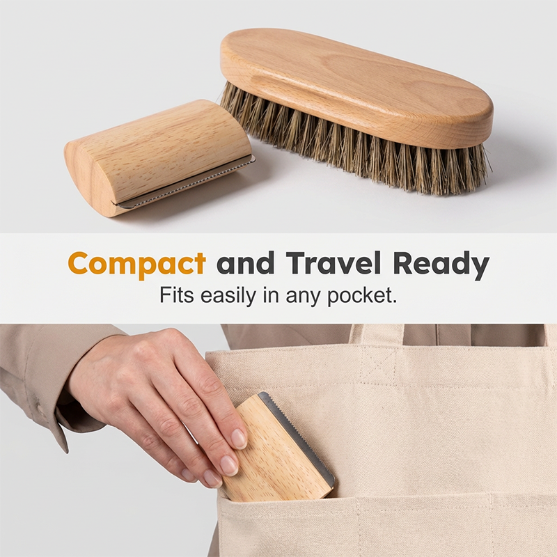 🌲Brosse en bois pour animaux de compagnie – Élimine le sous-poil et les squames. Idéale pour les animaux anxieux ou sensibles. Une séance de toilettage en toute sérénité. 🌿💚
