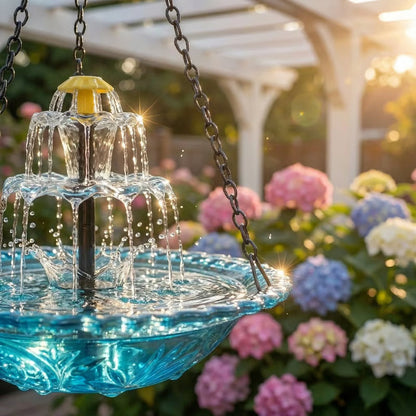 🐦💧 Offre spéciale du moment：57 % de réduction 🔥 Fontaine solaire de bain d’oiseaux suspendue