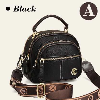 👜✨57 % de réduction 🔥Sac classique multi-compartiments à bandoulière large et ajustable en cuir