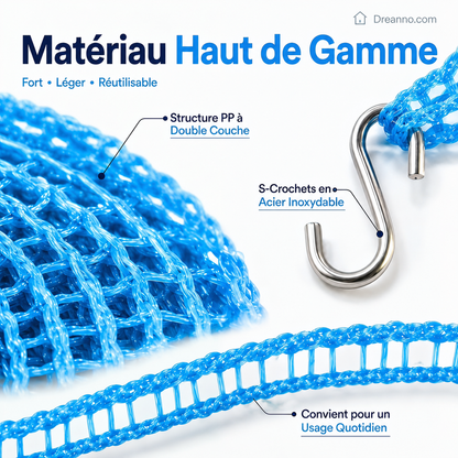 📢📢 ACHETEZ 1, OFFERT 1  !! ⏰🌬️ Corde à Linge Coupe-Vent & Antidérapante – Séchage Rapide, Accroche Sécurisée & Installation Facile ☀️