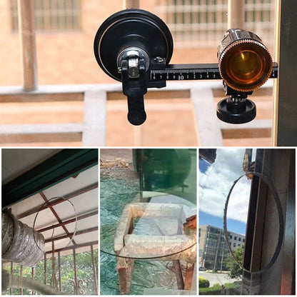 📢📢40% DE RÉDUCTION !! ⏰ Coupe-Verre Compas à Jauge – Tête Rotative 360° & Ventouse Puissante – Pour Verre, Carrelage & Artisanat 🔪