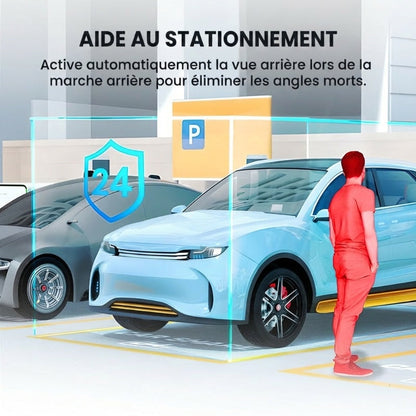 🚗 Caméra embarquée HD multi-objectifs avec fonction de vision nocturne 📱