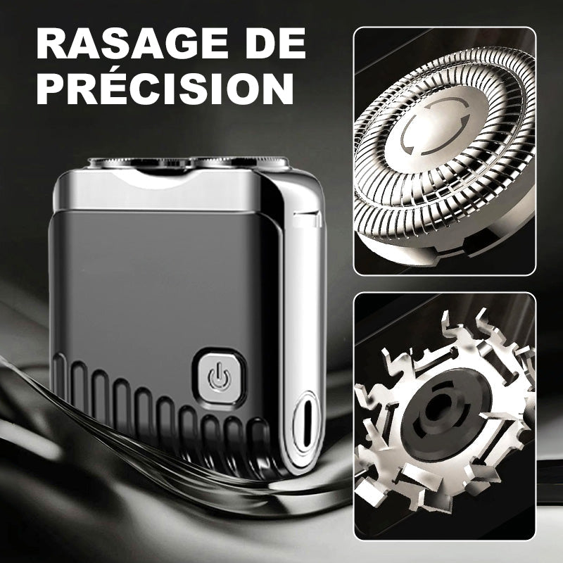💥50% de réduction🏆Mini Rasoir Électrique pour Hommes⚡Votre rasage parfait !