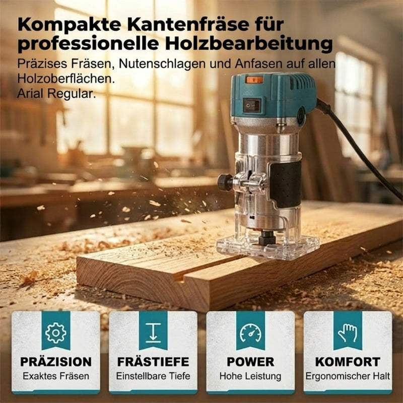 🛠️ Toupie puissante de 800 W pour le travail du bois 🎯 Kit complet de fraises et de fraises à chanfreiner