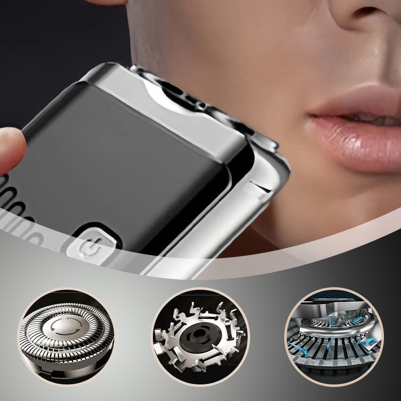 💥50% de réduction🏆Mini Rasoir Électrique pour Hommes⚡Votre rasage parfait !