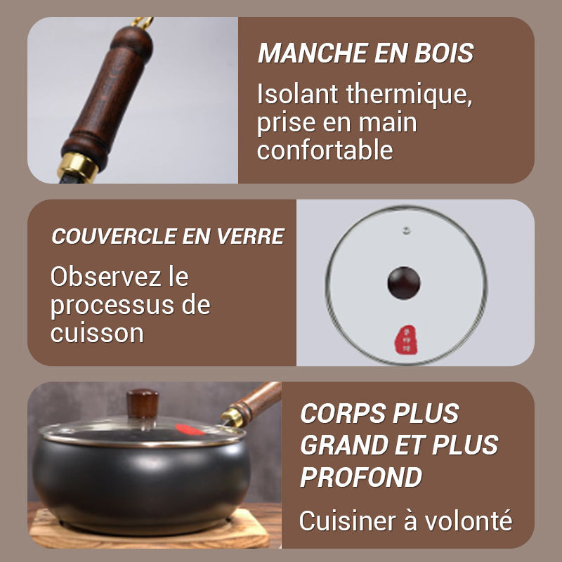 🍳Vente flash🔥Poêle antiadhésive ultra-légère, sans revêtement, en fonte épaisse(🔥55 % de réduction + livraison gratuite)